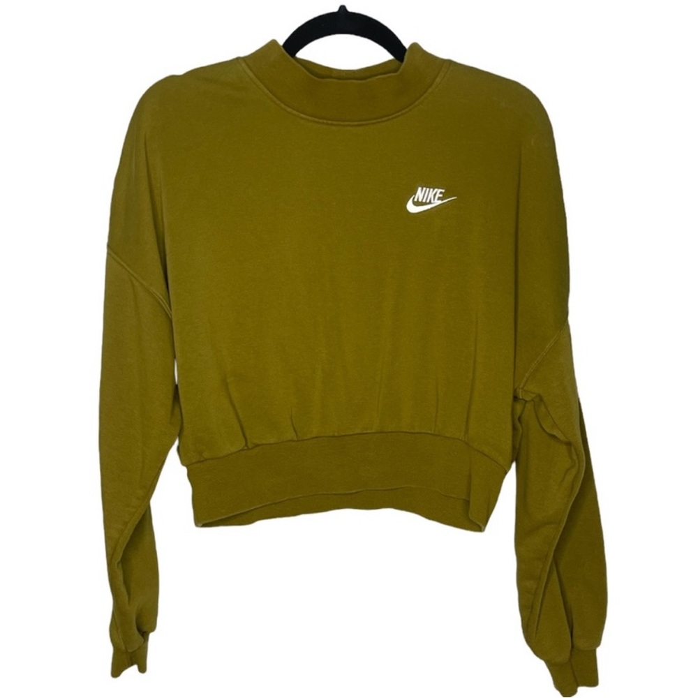 NIKE Sportswear Women's Essential Fleece Mock Top In Green